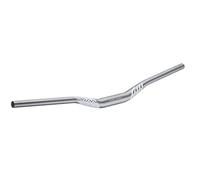 Funn Full On Riser Handlebar, 35mm Clamp, 785mm Wide, 30mm Rise (Grey) | Triple-butted AL6061 alloy, short backsweep, sandblasted anodized finish, for trail and enduro, MTB, BMX and road use