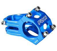 Funn Funnduro MTB Stem with 31.8mm Bar Clamp - The Ultimate Ultralight and Tough Alloy Bicycle Stem for Mountain Bike and BMX Bike, Length 60mm stem (Blue)