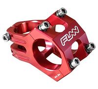 Funn Funnduro MTB Stem with 31.8mm Bar Clamp - The Ultimate Ultralight and Tough Alloy Bicycle Stem for Mountain Bike and BMX Bike, Length 35mm stem (Red)