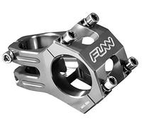 Funn Funnduro MTB Stem with 31.8mm Bar Clamp - The Ultimate Ultralight and Tough Alloy Bicycle Stem for Mountain Bike and BMX Bike, Length 45mm stem (Gray)