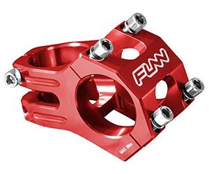Funn Funnduro MTB Stem with 31.8mm Bar Clamp - The Ultimate Ultralight and Tough Alloy Bicycle Stem for Mountain Bike and BMX Bike, Length 45mm stem (Red)