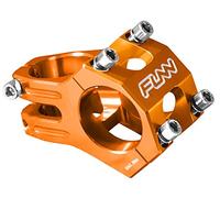 Funn Funnduro MTB Stem with 35mm Bar Clamp - The Ultimate Ultralight and Tough Alloy Bicycle Stem for Mountain Bike and BMX Bike, Length 45mm stem (Orange)