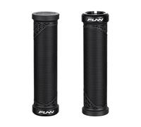 Funn Hilt JR Mountain Bike Handlebar Grips With Single Lock On Clamp, Bicycle Handlebar Locking Grips with 19 mm Inner Diameter, Short Bicycle Grips For Youth, Girls and Boys (Black)