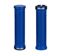 Funn Hilt JR Mountain Bike Handlebar Grips With Single Lock On Clamp, Bicycle Handlebar Locking Grips with 19 mm Inner Diameter, Short Bicycle Grips For Youth, Girls and Boys (Blue)