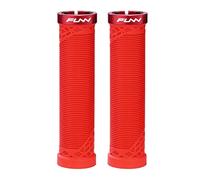 Funn Hilt MTB Bike Grips with Single Lock On Clamp (Red)