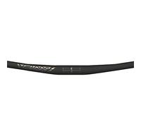 Funn Kingpin Riser Handlebar, 35mm Clamp, 785mm Wide, 15mm Rise (Black) | Alloy construction, short backsweep, for trail, enduro, XC and freeride, MTB, BMX and road use