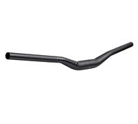 FUNN Mountain Bike Handlebar Kingpin - Alloy riser, 35mm clamp, 785mm width, 30mm rise - Black