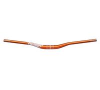 Funn Kingpin Riser Handlebar, 35mm Clamp, 785mm Wide, 30mm Rise (Orange) | Alloy construction, short backsweep, for trail, enduro, XC and freeride, MTB, BMX and road use