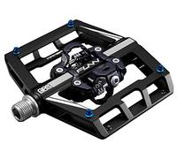 Funn Mamba MTB Clipless Pedals, Double Sided Clip, SPD Cleats (Black)