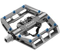 Funn Mamba MTB Clipless Pedals, Single Sided Clip Mountain Bike Pedals, Compatible with SPD Cleats, 9/16-Inch CrMo Axle Bicycle Pedals for MTB/BMX/Gravel Cycling (Gray)