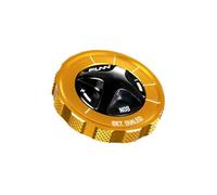 Funn NOS Air Fork Valve Cap for RockShox 35mm & 38mm Forks - Rotating MTB Valve Cap, CNC Aluminum Top Cap, Tactile Dial for Focus & Stress Relief, Lightweight Bike Accessory (RS Type)