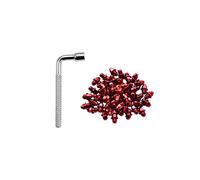 Funn Pedal Pins Studs for Mamba, Ripper, Python, Bigfoot (Red)