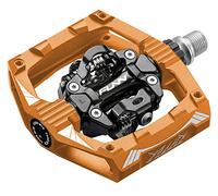 Funn Ripper MTB Clipless Pedals, Double Sided Clip, SPD Cleats | CNC 6061 alloy platform, spring-loaded angular engagement, 9/16 inch axle, sealed bearing, hardware included, gravel use