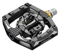 Funn Ripper MTB Clipless Pedals, Double Sided Clip, SPD Cleats | CNC 6061 alloy platform, spring-loaded angular engagement, 9/16 inch axle, sealed bearing, hardware included, gravel use