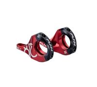 Funn RSX Mountain Bike Direct Mount Bike Stem with 31.8mm Bar Clamp, 2 Pieces Lightweight Split Design for Dual Crown Forks, Adjustable Extension 45-50mm with 30mm Rise (Red)