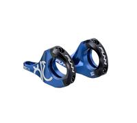 Funn RSX Mountain Bike Direct Mount Bike Stem with 31.8mm Bar Clamp, 2 Pieces Lightweight Split Design for Dual Crown Forks, Adjustable Extension 45-50mm with 30mm Rise (Blue)