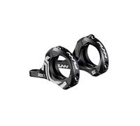Funn RSX Mountain Bike Direct Mount Bike Stem with 35mm Bar Clamp, 2 Pieces Lightweight Split Design for Dual Crown Forks, Adjustable Extension 45-50mm with 20mm Rise (Black)