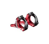 Funn RSX Mountain Bike Direct Mount Bike Stem with 35mm Bar Clamp, 2 Pieces Lightweight Split Design for Dual Crown Forks, Adjustable Extension 45-50mm with 20mm Rise (Red)