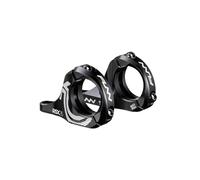 Funn RSX Mountain Bike Direct Mount Bike Stem with 35mm Bar Clamp, 2 Pieces Lightweight Split Design for Dual Crown Forks, Adjustable Extension 45-50mm with 30mm Rise (Black)