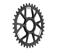 Funn Solo DS Narrow Wide Chain Ring for Shimano Direct Mount Crankset | CNC AL7075 one-piece, fits M9100 to M6100 cranksets, alternating tooth profile, secure retention