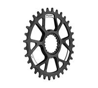Funn Solo DS Narrow Wide Chain Ring for Shimano Direct Mount Crankset | CNC AL7075 one-piece, fits M9100 to M6100 cranksets, alternating tooth profile, secure retention