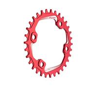 Funn Solo 96 Bcd Chainring Silver 32t 32t Red