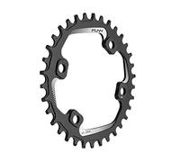 Funn Solo Narrow Wide Chainring for 9 10 11 12 Speed Chain, Fits Asymmetric 96mm BCD Interface Crankset, Single Speed Bike Chain Ring for MTB, BMX Bike, Gravel Bike and Road Bike (34T, Black)