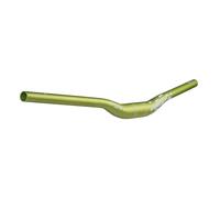 Funn Speedrun Junior MTB Handlebar, 31.8mm Clamp, 19mm Bar End (Green) | Triple-butted AL6061 alloy, 20mm rise, 680mm width, trimmable ends, four 22.2mm adapter rings for controls, XC fit