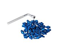 Funn Street Pins for Python, Ripper, Mamba Pedals, M4x6mm, 50 Pcs (Blue)