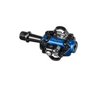 Funn Tactic Clip-In Pedals, Compatible with SPD Cleats, XC Race Pedals for MTB (Blue)