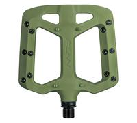 FUNN Bike Pedals Taipan, Glass-Fiber Reinforced Thermoplastic, 9/16-inch CrMo Axles, Olive Green