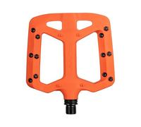 Funn Taipan Glass Fiber Reinforced Thermoplastic Bike Pedals with 9/16-inch CrMo Axles and Shin-Friendly Pins for MTB/BMX/Urban/Gravel Riding (Orange)
