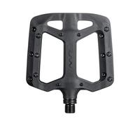 Funn Taipan Plastic MTB Flat Pedals, CrMo Axle | Fibreglass reinforced thermoplastic, 105x100x14mm concave, 6 replaceable alloy pins per side, ~380g, BMX and gravel use