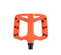 Funn Taipan S Glass Fiber Reinforced Thermoplastic Bike Pedals with 9/16-inch CrMo Axles for MTB/BMX/Urban/Gravel Riding, Suitable for Youth, Kids and Young Riders (Orange)
