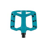 Funn Taipan S Glass Fiber Reinforced Thermoplastic Bike Pedals with 9/16-inch CrMo Axles for MTB/BMX/Urban/Gravel Riding, Suitable for Youth, Kids and Young Riders (Turquoise)