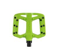Funn Taipan S Plastic MTB Flat Pedals, CrMo Axle | glass fibre reinforced thermoplastic, 14mm body, 4 molded plus 6 replaceable alloy pins per side, for BMX, urban and gravel