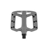 Funn Taipan S Plastic MTB Flat Pedals, CrMo Axle | glass fibre reinforced thermoplastic, 14mm body, 4 molded plus 6 replaceable alloy pins per side, for BMX, urban and gravel