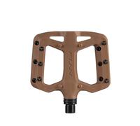 Funn Taipan S Plastic MTB Flat Pedals, CrMo Axle | glass fibre reinforced thermoplastic, 14mm body, 4 molded plus 6 replaceable alloy pins per side, for BMX, urban and gravel