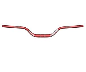 Funn Upturn High-Rise Mountain Bike Handlebar with Bar Clamp 31.8mm and Width 785mm, Durable and Lightweight Alloy Riser Handlebar for MTB and BMX Bike, Rise 75mm MTB Handlebar (Red)