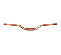 Funn Upturn Riser Handlebar, 35mm Clamp, 800mm Wide, 55mm Rise (Orange) | Triple-butted, AL6061 and AL6066 alloy, upright geometry, shifter and brake lever indication marks, MTB and BMX use