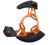 Funn Zippa DH Chain Guide, ISCG05 Interface, BSA Adapter Included, 32T-38T, Mountain Bike Chain Protector (Orange)
