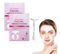 FunnAura 24 Pcs Forehead Wrinkle Patches, Facial Anti Wrinkle Patches for Fine Lines & Frown Lines