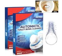 Funnaura 24PCS Toilet Cleaner Tablets, Toilet Bowl Limescale Remover for Stains