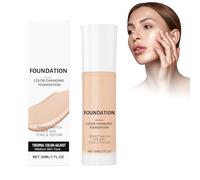 FunnAura 30ML Colour Changing Foundation Long Lasting Dewy Finish for Fits Skin Hydrati