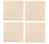 FunnAura 4 Pcs 40x40cm Linen Cloth Napkins, Natural Cotton Fabric Napkins for Events, Parties and Family Gatherings