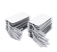 FunnAura 50 Pcs Large Electrode Tens Machine Pads, 2x4 Inch Self-Adhesive Tens Pads Replacement for 2mm Pin Electrotherapy