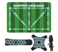 FunnAura 60 X 90 cm Football Footstep Training Mat, Non Slip Football Mastery Mat for Improving Soccer Skills Practice