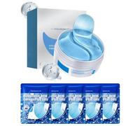 FunnAura 65 Pcs under Eye Gel Patches Set with Hyaluronic Acid Eye Mask, Moisturizing Eye Patches for Dark Puffy Circles