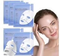 Funnaura Biodance Collagen Mask Overnight Real Deep, Bio Collagen Face Mask for Hydrating (5PCS)