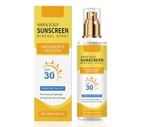 FunnAura Hair and Scalp Sun Protection Spray, Non-greasy SPF 30 Scalp Sunscreen Spray for UV Protector & Hair Dryness (100ml)